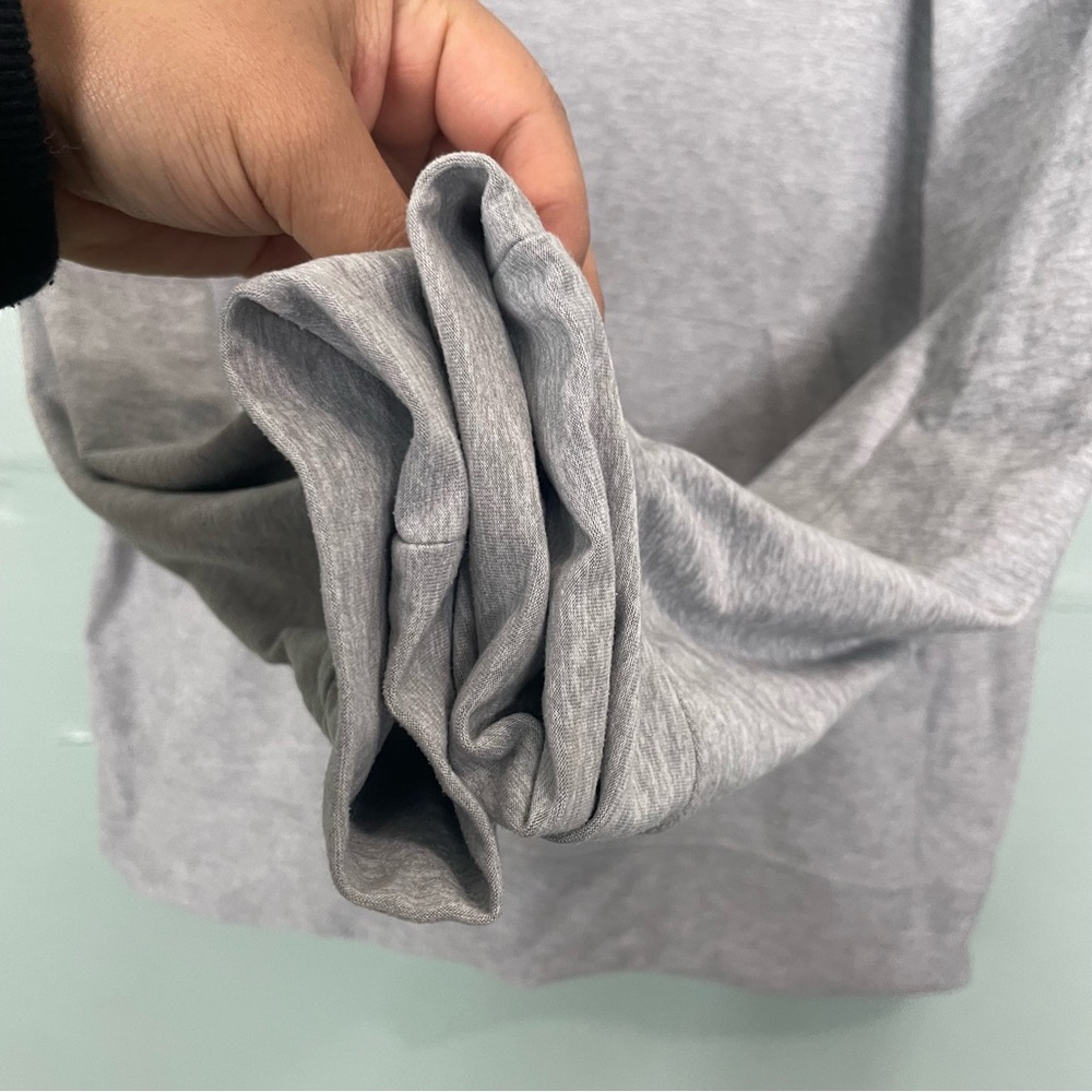 Outdoor Voices Cloudknit Hoodie Lightweight Men Size Medium Light Gray Pullover - Picture 7 of 10